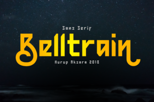 Belltrain: A Striking Sans Serif Font for Editorial Design