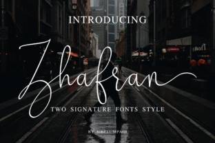 Bringing Zhafran Font to Life in Handmade Branding