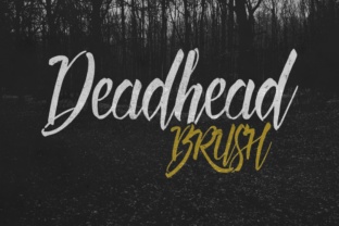 Deadhead Brush: A Raw Script Typeface for Bold Branding