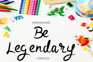 Elevate Editorial Design with Be Legendary Typeface