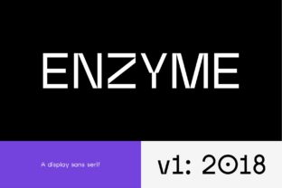 Enzyme: A Modern Sans Serif Font for Bold Branding