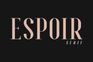 Espoir Font Review: Modern Serif for Campaign Design