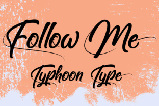 Follow Me: A Script Handwritten Font for Editorial Design