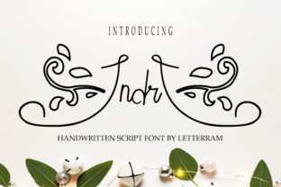 Indri: The Modern Script Font for Handmade Brands
