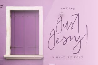 Just Jessy: A Signature Font for Elegant Brand Campaigns