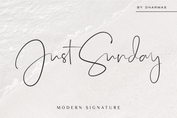 Just Sunday Font: A Modern Typeface for Elegant Branding