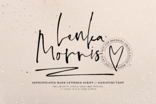 Lenka Morris: The Signature Script Font for Makers