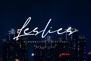 Leslies Script: A Stylish Handwritten Font for Designers