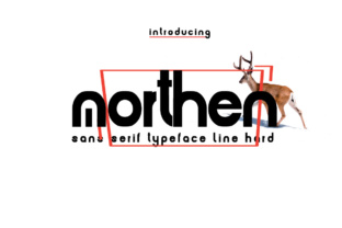 Morthen: The Rounded Hardline Typeface for Modern Makers