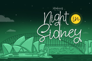 Night in Sidney: A Script Font for Elegant Web Design