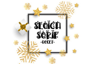 PN Sleigh Serif Holly: A Festive Typeface for Editorial Design