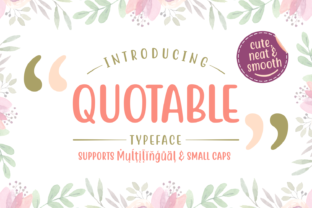Quotable Font Review: A Versatile Script for Designers