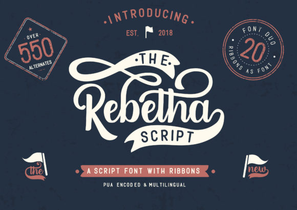 Rebetha Duo: The Script Font for Editorial Elegance