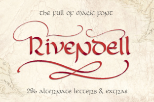 Rivendell Font: A Magical Blackletter for Makers