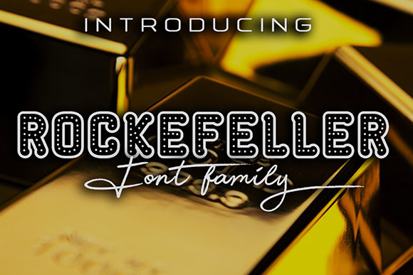Rockefeller Family: The Retro Typeface for Polished Branding