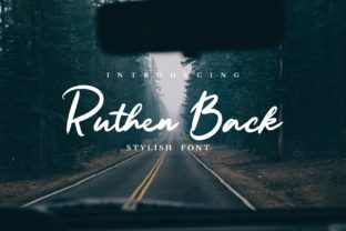 Ruthen Back: The Signature Font for Elegant Branding