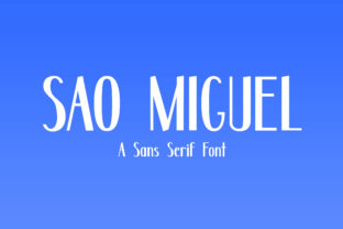 Sao Miguel Font: Retro Vibes for Modern Web Design