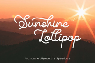 Sunshine Lollipop Font Review for Small Business Branding